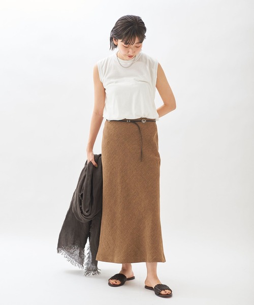 plage（プラージュ）の「Botanical Dye タンク◆（Tシャツ/カットソー・レディース・ピンク/カーキ/ホワイト/グレー・FREE）」の21枚目の写真