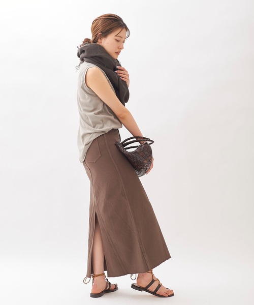 plage（プラージュ）の「Botanical Dye タンク◆（Tシャツ/カットソー・レディース・ピンク/カーキ/ホワイト/グレー・FREE）」の22枚目の写真