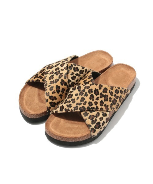 RAGEBLUE(レイジブルー)の「バンダナ/アニマル柄クロスサンダル/939670(サンダル・メンズ・ベージュ/ネイビー/レッド/その他/レオパード/ゼブラ・MEDIUM/LARGE)」の16枚目の写真