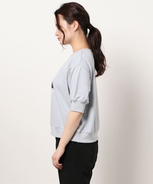 ems excite（エムズエキサイト）の「アニマルトレーナー（スウェット・レディース・ライトグレー/ホワイト/ブルー・FREE）」の4枚目の写真