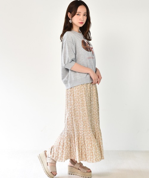 ems excite（エムズエキサイト）の「アニマルトレーナー（スウェット・レディース・ライトグレー/ホワイト/ブルー・FREE）」の6枚目の写真