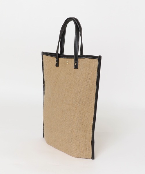 URBAN RESEARCH ROSSO（アーバンリサーチロッソ）の「リネントートバッグ（トートバッグ・レディース・ブラウン/ブラック・-）」の8枚目の写真