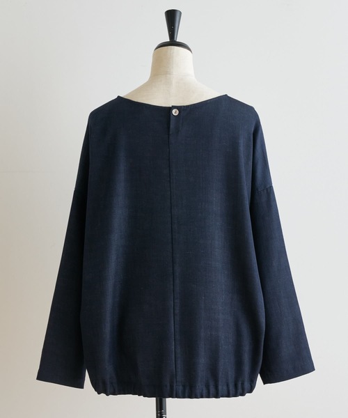 BEARDSLEY（ビアズリー）の「デニムプルオーバー（シャツ/ブラウス・レディース・インディゴブルー・FREE）」の12枚目の写真