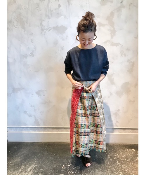 BEARDSLEY（ビアズリー）の「デニムプルオーバー（シャツ/ブラウス・レディース・インディゴブルー・FREE）」の3枚目の写真