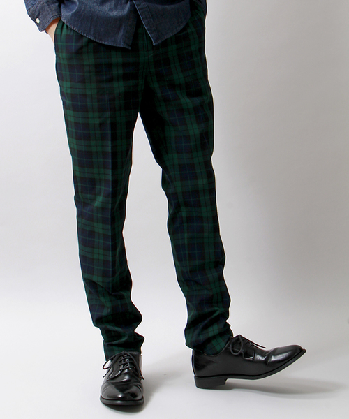 WEGO(ウィゴー)の「WEGO/スリムスラックス(スラックス・メンズ・グリーン系その他/ネイビー/ブルー系その他/ブラック・LARGE/MEDIUM)」の1枚目の写真