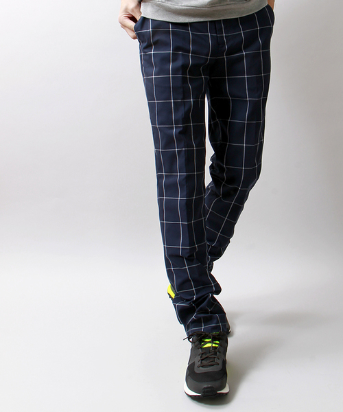 WEGO(ウィゴー)の「WEGO/スリムスラックス(スラックス・メンズ・グリーン系その他/ネイビー/ブルー系その他/ブラック・LARGE/MEDIUM)」の4枚目の写真