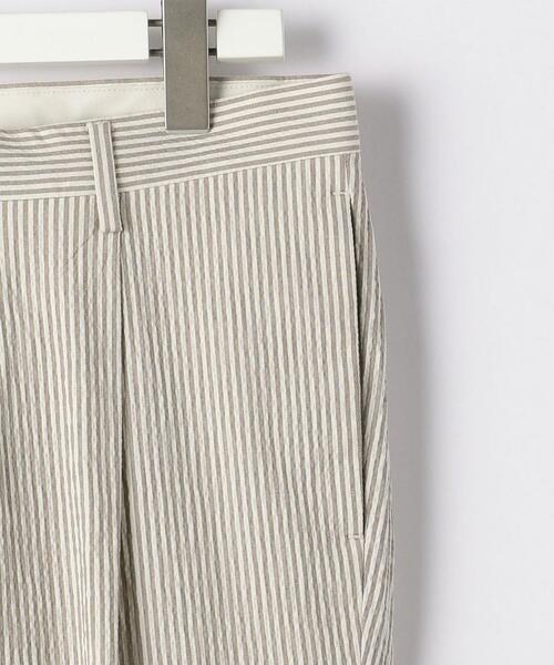 green label relaxing（グリーンレーベルリラクシング）の「SONDRIO シアサッカー スリム 1プリーツ セットアップ パンツ スラックス（スラックス・メンズ・ブラウン/コバルトブルー・76ｃｍ/80ｃｍ/84ｃｍ/88ｃｍ/72cm）」の12枚目の写真