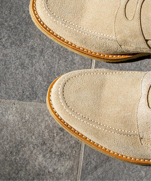 HIROSHI TSUBOUCHI(ヒロシツボウチ)の「【HIROSHI TSUBOUCHI】別注 コインローファー(クレープソール)(ローファー・メンズ・ブラック/グレー/キャメル・7/8/9)」の17枚目の写真