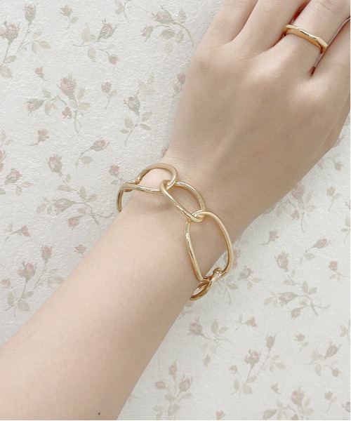 apres jour(アプレジュール)の「【apres jour×ARIAZ】チェーンバングル(バングル/リストバンド・レディース・シルバー/ゴールド・FREE)」の2枚目の写真