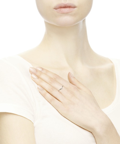 PANDORA（パンドラ）の「ポリッシュド ウィッシュボーン リング　（シルバー）（リング・レディース・シルバー・48/50/52/54/56）」の2枚目の写真