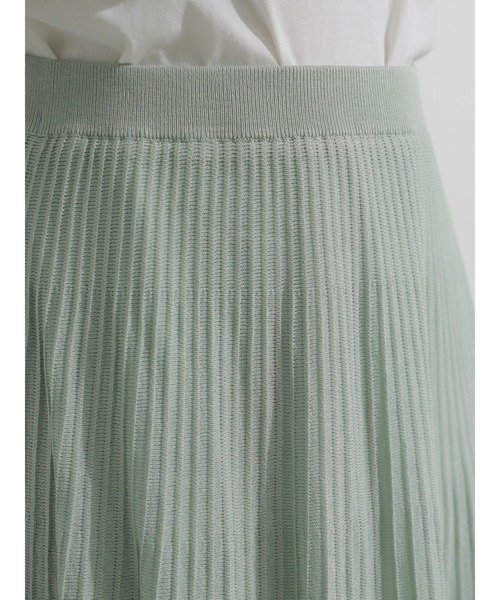 AMERICAN HOLIC(アメリカンホリック)の「ニットプリーツスカート(スカート・レディース・アイボリー/チャコールグレー/グレイッシュベージュ/ミント・M/L)」の21枚目の写真