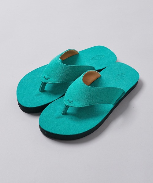 MANEBU（マネブ）の「【MANEBU/マネブ】BOBBLE SUEDE/スエードサンダル（サンダル・メンズ・グリーン/ブラック/グレー・41/42/43）」の3枚目の写真