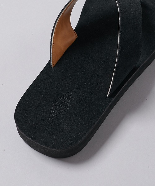 MANEBU（マネブ）の「【MANEBU/マネブ】BOBBLE SUEDE/スエードサンダル（サンダル・メンズ・グリーン/ブラック/グレー・41/42/43）」の7枚目の写真