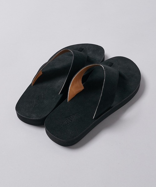 MANEBU（マネブ）の「【MANEBU/マネブ】BOBBLE SUEDE/スエードサンダル（サンダル・メンズ・グリーン/ブラック/グレー・41/42/43）」の8枚目の写真