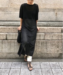 ulu | original Shear sleeve dress(ワンピース)