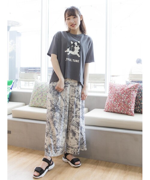 Cutie Blonde（キューティーブロンド）の「◆【S-L】ひんやりゆるテロパンツ（その他パンツ・レディース・ベージュ系/ブラック系/ライトグレー系・02/01/03）」の11枚目の写真