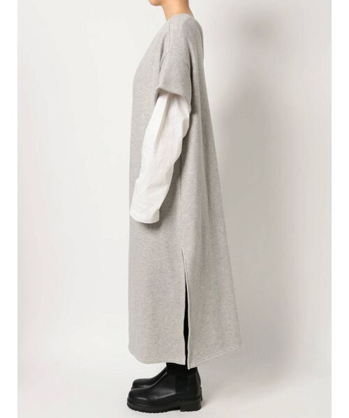 Ungrid（アングリッド）の「スウェットカフタンワンピース（ワンピース・レディース・ライトグレー/チャコールグレー・FREE）」の14枚目の写真