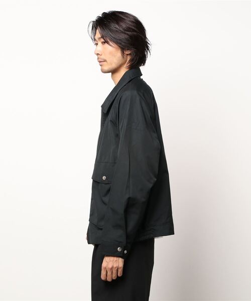 Lee(リー)の「HERITAGE LITE ブルゾン(テーラードジャケット・メンズ・ブラック/ベージュ/マスタード・SMALL/MEDIUM/LARGE/X-LARGE)」の4枚目の写真