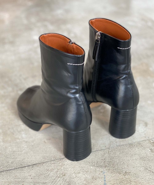 chuclla(チュクラ)の「【chuclla】【2021/AW】Round block-toe boots chs21a001(ブーツ・レディース・ブラック・40/36/39/38/37)」の16枚目の写真