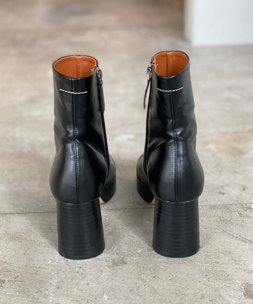 chuclla(チュクラ)の「【chuclla】【2021/AW】Round block-toe boots chs21a001(ブーツ・レディース・ブラック・40/36/39/38/37)」の17枚目の写真