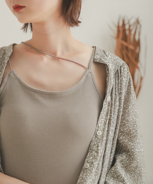 SENSE OF PLACE by URBAN RESEARCH（センスオブプレイスバイアーバンリサーチ）の「アシメキャミソール（キャミソール・レディース・ライトベージュ/ブラウン/ブラック・ONE）」の4枚目の写真