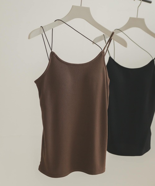 SENSE OF PLACE by URBAN RESEARCH（センスオブプレイスバイアーバンリサーチ）の「アシメキャミソール（キャミソール・レディース・ライトベージュ/ブラウン/ブラック・ONE）」の7枚目の写真
