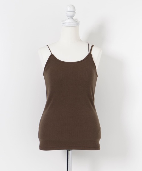 SENSE OF PLACE by URBAN RESEARCH（センスオブプレイスバイアーバンリサーチ）の「アシメキャミソール（キャミソール・レディース・ライトベージュ/ブラウン/ブラック・ONE）」の11枚目の写真