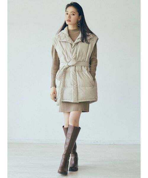 MURUA(ムルーア)の「バルーンスリーブミニニットワンピース(ワンピース・レディース・ブラック/ブルー/ブラウン/モカ・FREE)」の5枚目の写真