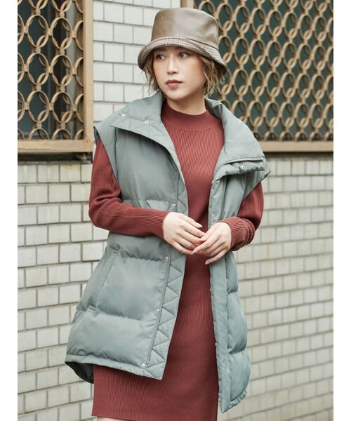 MURUA（ムルーア）の「バルーンスリーブミニニットワンピース