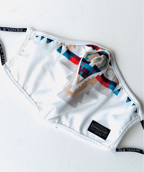 PENDLETON(ペンドルトン)の「ROCK POINT MESH PRINT MASK(マスク・メンズ・タン/ブラック/オリーブ/ネイビー/オフホワイト/グレー・ONE SIZE)」の2枚目の写真