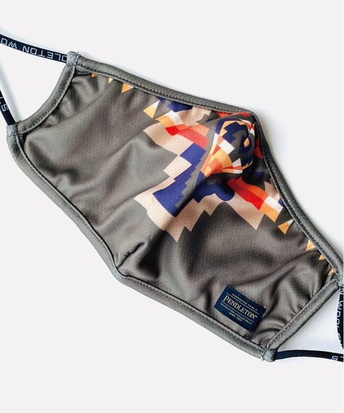 PENDLETON(ペンドルトン)の「ROCK POINT MESH PRINT MASK(マスク・メンズ・タン/ブラック/オリーブ/ネイビー/オフホワイト/グレー・ONE SIZE)」の5枚目の写真