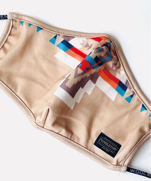PENDLETON(ペンドルトン)の「ROCK POINT MESH PRINT MASK(マスク・メンズ・タン/ブラック/オリーブ/ネイビー/オフホワイト/グレー・ONE SIZE)」の4枚目の写真