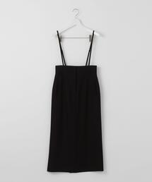 EMMEL REFINES | ＜EMMEL REFINES（エメル リファインズ）＞EM ストラップ付き ハイウエスト スカート(スカート)