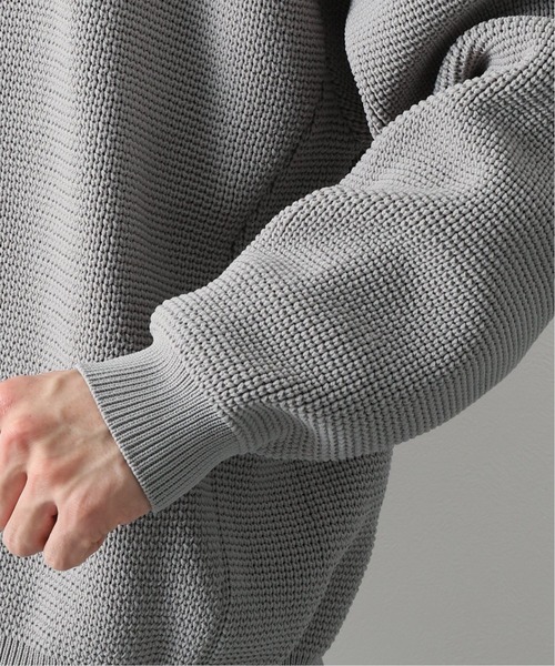 JOURNAL STANDARD relume(ジャーナルスタンダード レリューム)の「【ニット+カットソーの2点SET】RE/PO オーバーサイズワッフルニット(ニット/セーター・メンズ・ホワイト/イエロー/カーキ/ピンク/グレー/ブラウン/ベージュ/ブラック・M/L)」の19枚目の写真