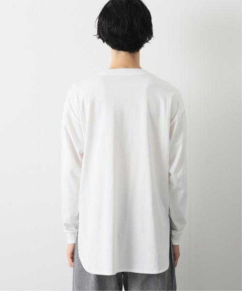 JOURNAL STANDARD relume(ジャーナルスタンダード レリューム)の「【ニット+カットソーの2点SET】RE/PO オーバーサイズワッフルニット(ニット/セーター・メンズ・ホワイト/イエロー/カーキ/ピンク/グレー/ブラウン/ベージュ/ブラック・M/L)」の12枚目の写真