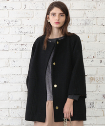 mystic | ムジツイードコクーンコート(その他アウター)