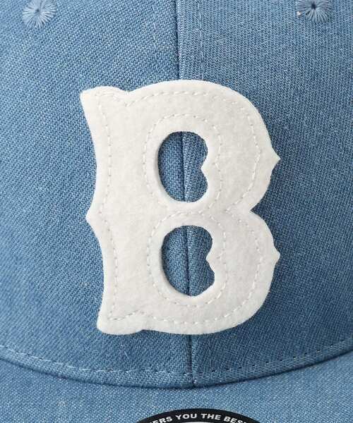 BASECONTROL（ベースコントロール）の「◆KIDS Bワッペン デニムベースボールキャップ（キャップ・キッズ・ブルー/ダークネイビー・99）」の8枚目の写真