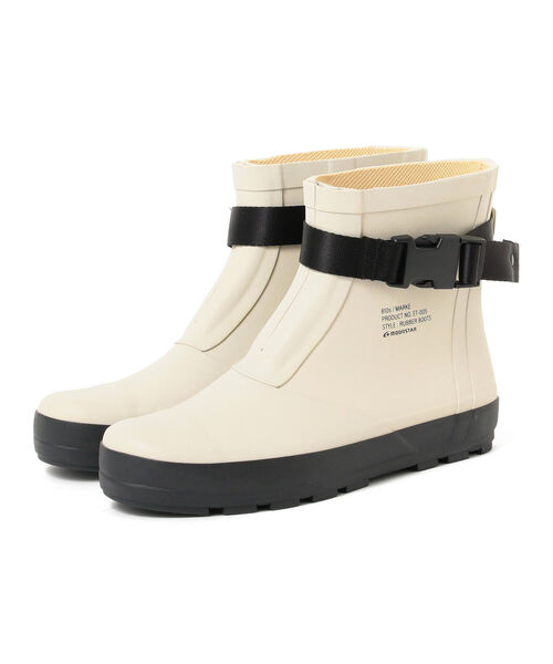 B:MING by BEAMS（ビーミングバイビームス）の「MOONSTAR / 810s MARKE (WOMEN)（レインシューズ・レディース・ホワイト/ブラック・22.0cm/23.0cm/24.0cm）」の2枚目の写真