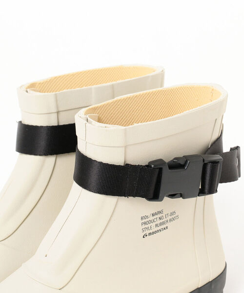 B:MING by BEAMS（ビーミングバイビームス）の「MOONSTAR / 810s MARKE (WOMEN)（レインシューズ・レディース・ホワイト/ブラック・22.0cm/23.0cm/24.0cm）」の7枚目の写真