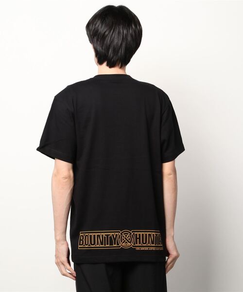 BOUNTY HUNTER（バウンティーハンター）の「BxH MOBIUS NIKO LOGO Tee（Tシャツ/カットソー・メンズ・ブラック×ホワイト/ブラック×レッド/ブラック×ブルー/ブラック×イエロー・MEDIUM/X-LARGE/XX-LARGE/LARGE）」の9枚目の写真