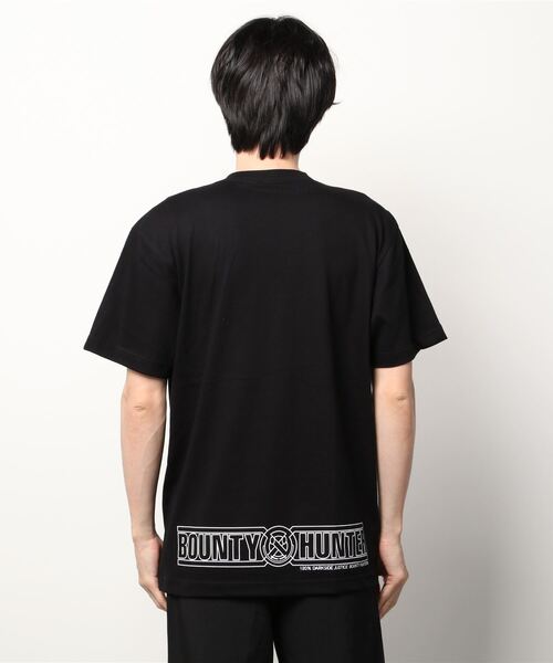 BOUNTY HUNTER（バウンティーハンター）の「BxH MOBIUS NIKO LOGO Tee（Tシャツ/カットソー・メンズ・ブラック×ホワイト/ブラック×レッド/ブラック×ブルー/ブラック×イエロー・MEDIUM/X-LARGE/XX-LARGE/LARGE）」の6枚目の写真