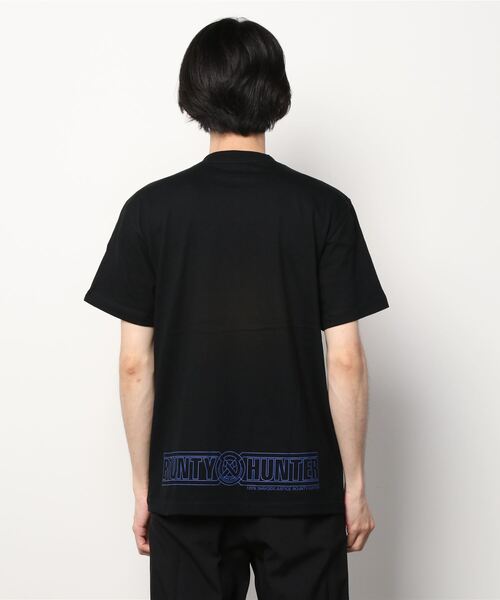 BOUNTY HUNTER（バウンティーハンター）の「BxH MOBIUS NIKO LOGO Tee（Tシャツ/カットソー・メンズ・ブラック×ホワイト/ブラック×レッド/ブラック×ブルー/ブラック×イエロー・MEDIUM/X-LARGE/XX-LARGE/LARGE）」の5枚目の写真