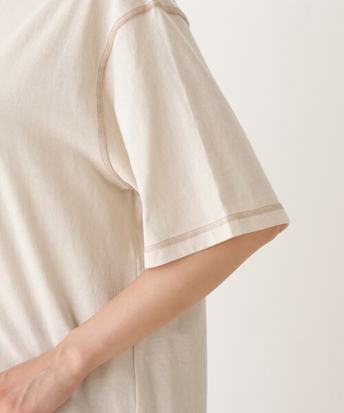 SHOO・LA・RUE（シューラルー）の「◆OE天竺スリットプルオーバー（Tシャツ/カットソー・レディース・オフホワイト/ダークブラウン/グレー系その他3/ブラック/ピンク系/ベージュ系2・02/03/04）」の13枚目の写真