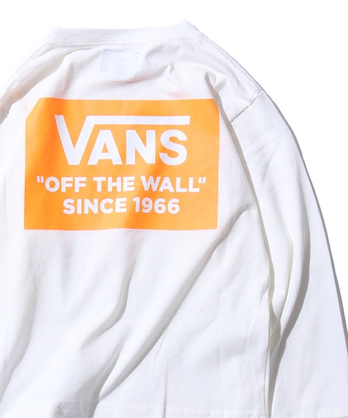 VANS(バンズ)の「VANS/ヴァンズ K VANS RECTANGLELOGO L/S Tee ロングスリーブTシャツ ビッグシルエット フロント バックプリント(Tシャツ/カットソー・キッズ・ブラック/ベージュ/ホワイト・M/L)」の18枚目の写真