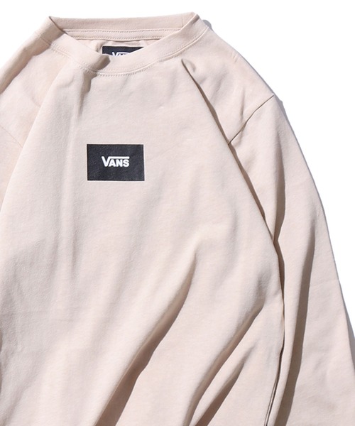 VANS(バンズ)の「VANS/ヴァンズ K VANS RECTANGLELOGO L/S Tee ロングスリーブTシャツ ビッグシルエット フロント バックプリント(Tシャツ/カットソー・キッズ・ブラック/ベージュ/ホワイト・M/L)」の8枚目の写真