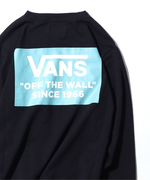 VANS(バンズ)の「VANS/ヴァンズ K VANS RECTANGLELOGO L/S Tee ロングスリーブTシャツ ビッグシルエット フロント バックプリント(Tシャツ/カットソー・キッズ・ブラック/ベージュ/ホワイト・M/L)」の14枚目の写真