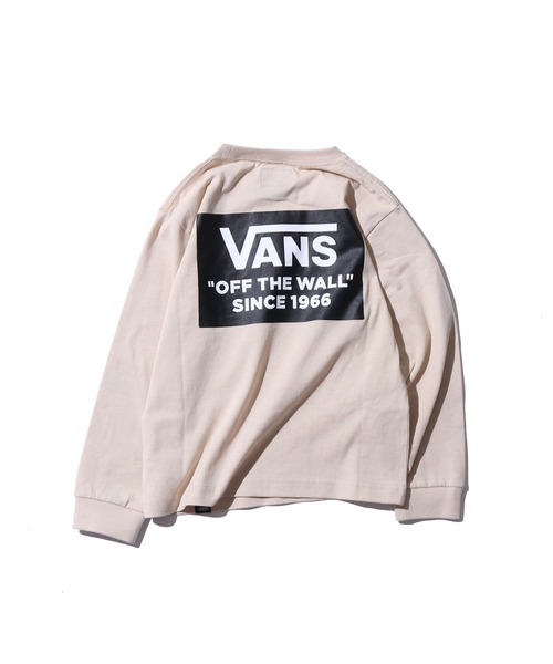 VANS(バンズ)の「VANS/ヴァンズ K VANS RECTANGLELOGO L/S Tee ロングスリーブTシャツ ビッグシルエット フロント バックプリント(Tシャツ/カットソー・キッズ・ブラック/ベージュ/ホワイト・M/L)」の10枚目の写真