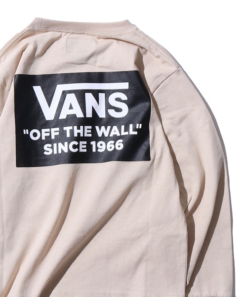 VANS(バンズ)の「VANS/ヴァンズ K VANS RECTANGLELOGO L/S Tee ロングスリーブTシャツ ビッグシルエット フロント バックプリント(Tシャツ/カットソー・キッズ・ブラック/ベージュ/ホワイト・M/L)」の6枚目の写真