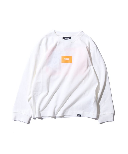 VANS(バンズ)の「VANS/ヴァンズ K VANS RECTANGLELOGO L/S Tee ロングスリーブTシャツ ビッグシルエット フロント バックプリント(Tシャツ/カットソー・キッズ・ブラック/ベージュ/ホワイト・M/L)」の21枚目の写真