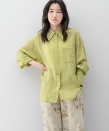 LOWRYS FARM | シャイニーボタンスリーブＬＳ　217077(シャツ/ブラウス)